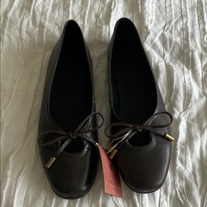 Cruza Brown Ballet Flats